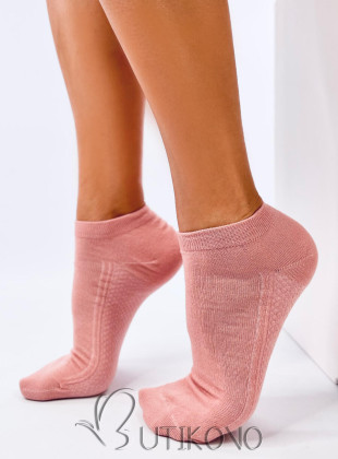 Bavlnené ponožky ružové