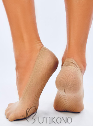 Ponožky do balerín béžové