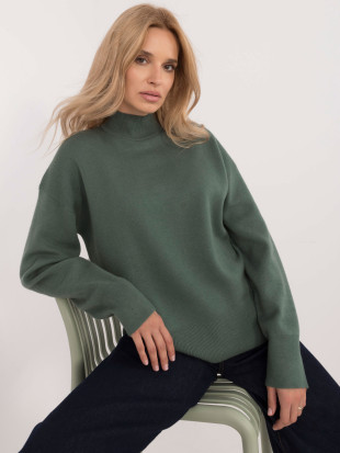 Elegantný pulóver s dlhým rukávom