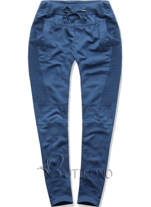 Jeans modré bavlnené nohavice