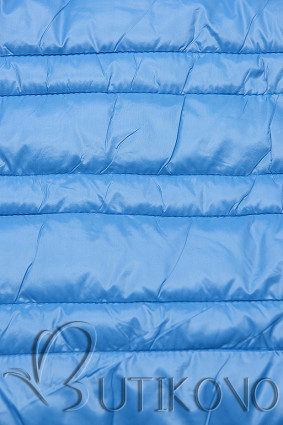 Modrá krátka obojstranná bunda