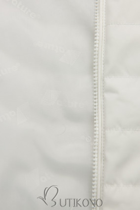 Biela prešívaná vesta