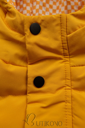 Žltá zimná bunda HELLO