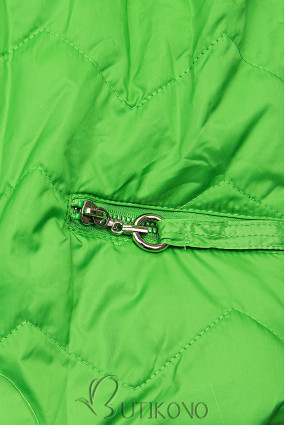 Zelená prechodná bunda FASHION