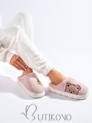 Ružové dámske papuče BEAR