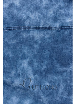 Jeans modrá košeľa Plus Size