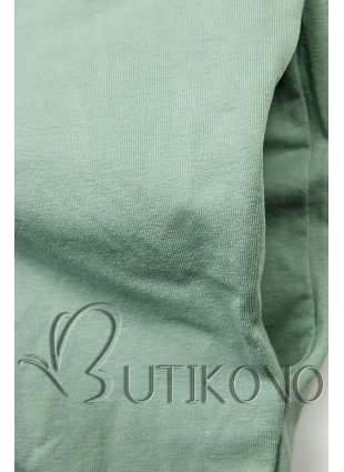 Tunika/Šaty s potlačou v pistáciovo-zelenej farbe