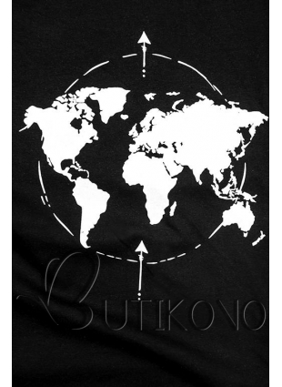 Čierne tričko WORLD
