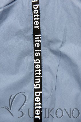 Sivomodrá športová obojstranná bunda