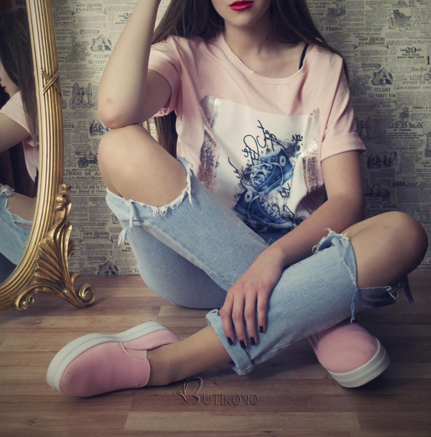 Ružové tričko 50192