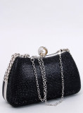 Spoločenská clutch kabelka čierna