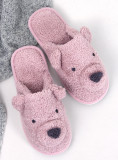 Ružové dámske papuče TEDDY BEAR