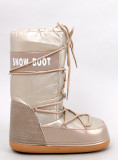 Snehule SNOW BOOTS šampanská zlatá