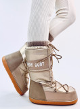 Snehule SNOW BOOTS šampanská zlatá