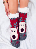 Ponožky REINDEER červené