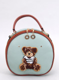 Mätovozelená kufríková kabelka TEDDY