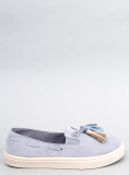 Sivé slip-on espadrilky so strapcami