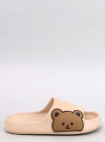 Béžové šľapky TEDDY