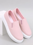Slip-on dámske tenisky svetloružové