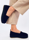 Čierne espadrilky na platforme