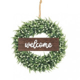 Ozdobný veniec na dvere WELCOME 40 cm