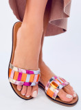 Dámske šľapky na leto multicolor
