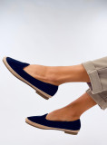 Tmavomodré espadrilky z ekosemišu