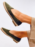 Olivovozelené espadrilky z ekosemišu