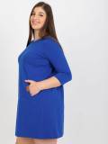 Kobaltové oversize šaty