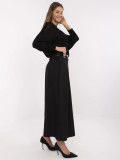 Elegantná maxi sukňa v čiernej farbe