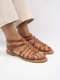 Letné sandále v camel farbe PALERMO