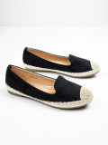 Čierne espadrilky SARDINIA