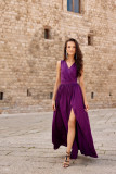 Cheryl – maxi šaty vo fialovej