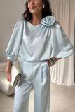 Nohavice v odtieni baby blue