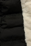 Klasická zimná parka army zelená/béžová