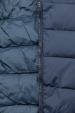 Prechodná prešívaná bunda jeans modrá