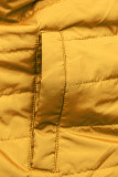 Ľahká obojstranná prechodná parka tm.modrá/žltá
