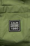 Tmavozelená prechodná parka CALM