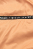 Broskyňovohnedá parka FASHION