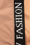Broskyňovohnedá parka FASHION