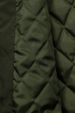 Khaki predĺžený plášť/parka