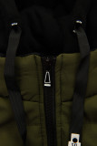 Army zelená zateplená bomber bunda