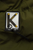 Army zelená zateplená bomber bunda