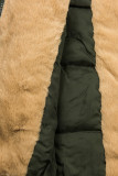 Army zelená parka s odnímateľnou vnútornou podšívkou