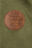Army zelená predĺžená mikina na zips
