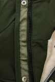 Zateplená parka khaki/ecru
