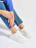 Biele dámske sneakersy