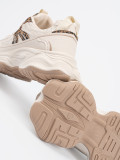 Sneakersy s hrubou podrážkou v animal vzore