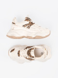 Sneakersy s hrubou podrážkou v animal vzore