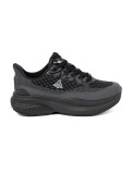 Ľahké čierne sneakersy s priedušným zvrškom